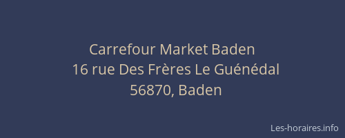 Carrefour Market Baden