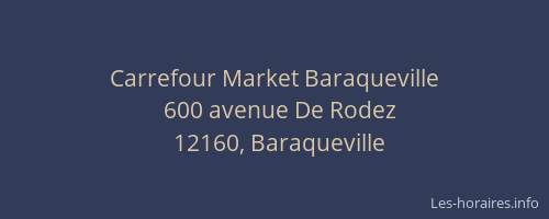 Carrefour Market Baraqueville