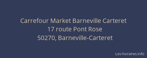 Carrefour Market Barneville Carteret