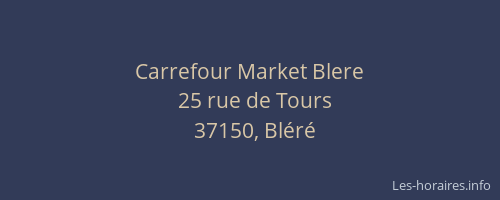 Carrefour Market Blere
