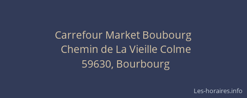 Carrefour Market Boubourg