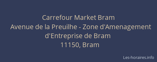 Carrefour Market Bram