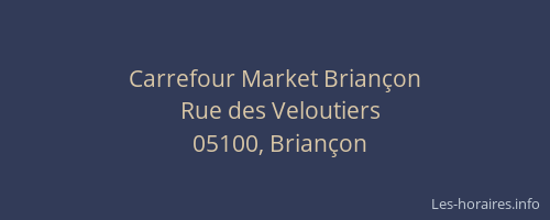 Carrefour Market Briançon