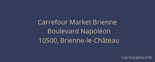 Carrefour Market Brienne