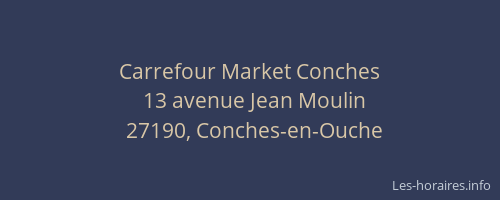 Carrefour Market Conches