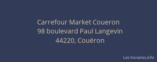 Carrefour Market Coueron