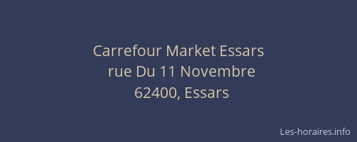 Carrefour Market Essars