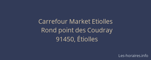 Carrefour Market Etiolles