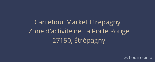 Carrefour Market Etrepagny