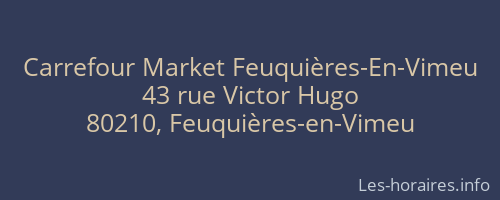Carrefour Market Feuquières-En-Vimeu