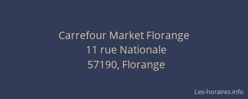 Carrefour Market Florange