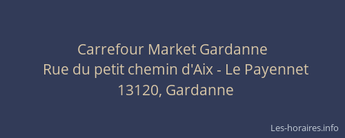 Carrefour Market Gardanne