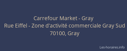 Carrefour Market - Gray