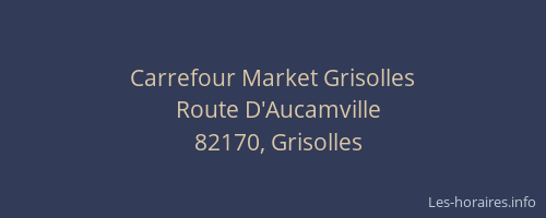 Carrefour Market Grisolles