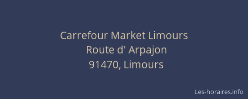 Carrefour Market Limours