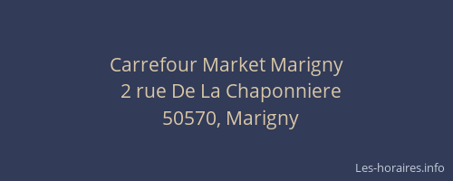Carrefour Market Marigny