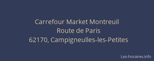 Carrefour Market Montreuil