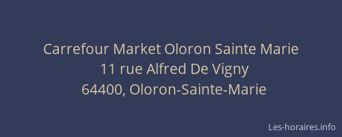 Carrefour Market Oloron Sainte Marie