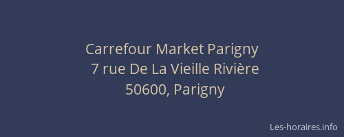 Carrefour Market Parigny