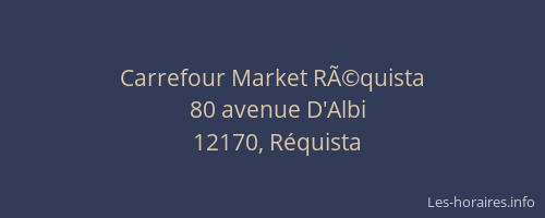 Carrefour Market RÃ©quista