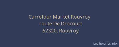 Carrefour Market Rouvroy