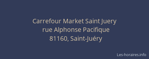 Carrefour Market Saint Juery