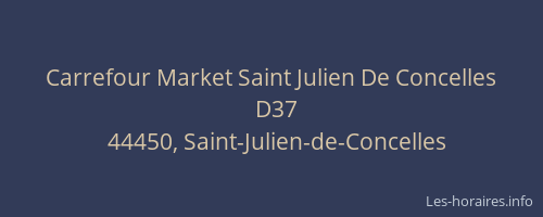 Carrefour Market Saint Julien De Concelles