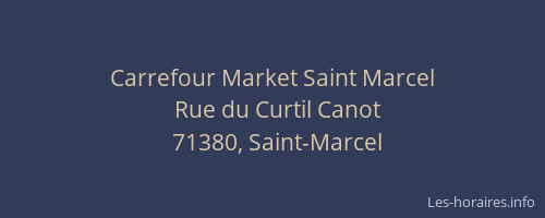 Carrefour Market Saint Marcel