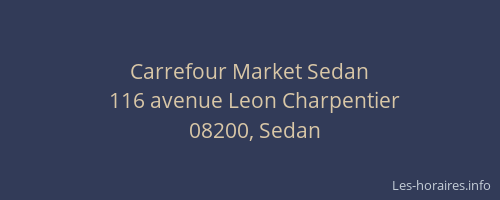 Carrefour Market Sedan