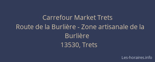 Carrefour Market Trets