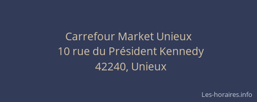 Carrefour Market Unieux