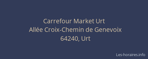 Carrefour Market Urt