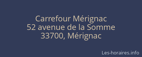 Carrefour Mérignac