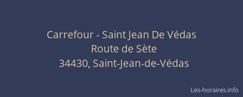 Carrefour - Saint Jean De Védas