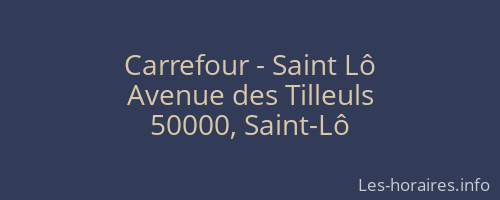 Carrefour - Saint Lô