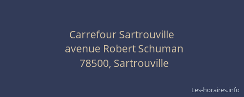 Carrefour Sartrouville