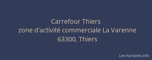 Carrefour Thiers