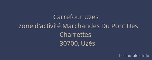Carrefour Uzes