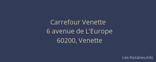 Carrefour Venette