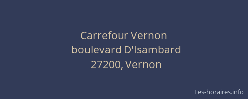Carrefour Vernon