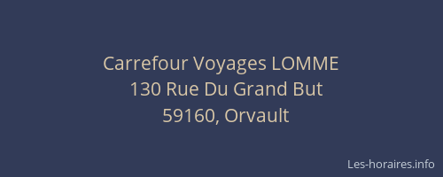 Carrefour Voyages LOMME