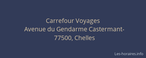 Carrefour Voyages