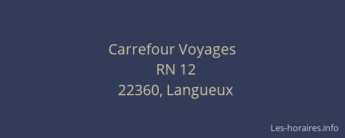Carrefour Voyages