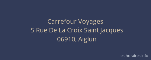 Carrefour Voyages