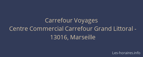 Carrefour Voyages