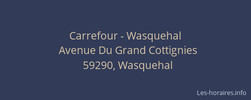 Carrefour - Wasquehal