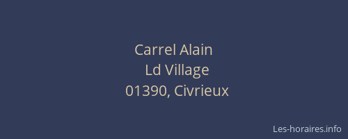 Carrel Alain