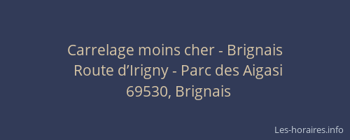 Carrelage moins cher - Brignais