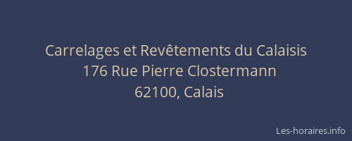 Carrelages et Revêtements du Calaisis