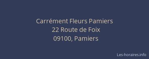 Carrément Fleurs Pamiers